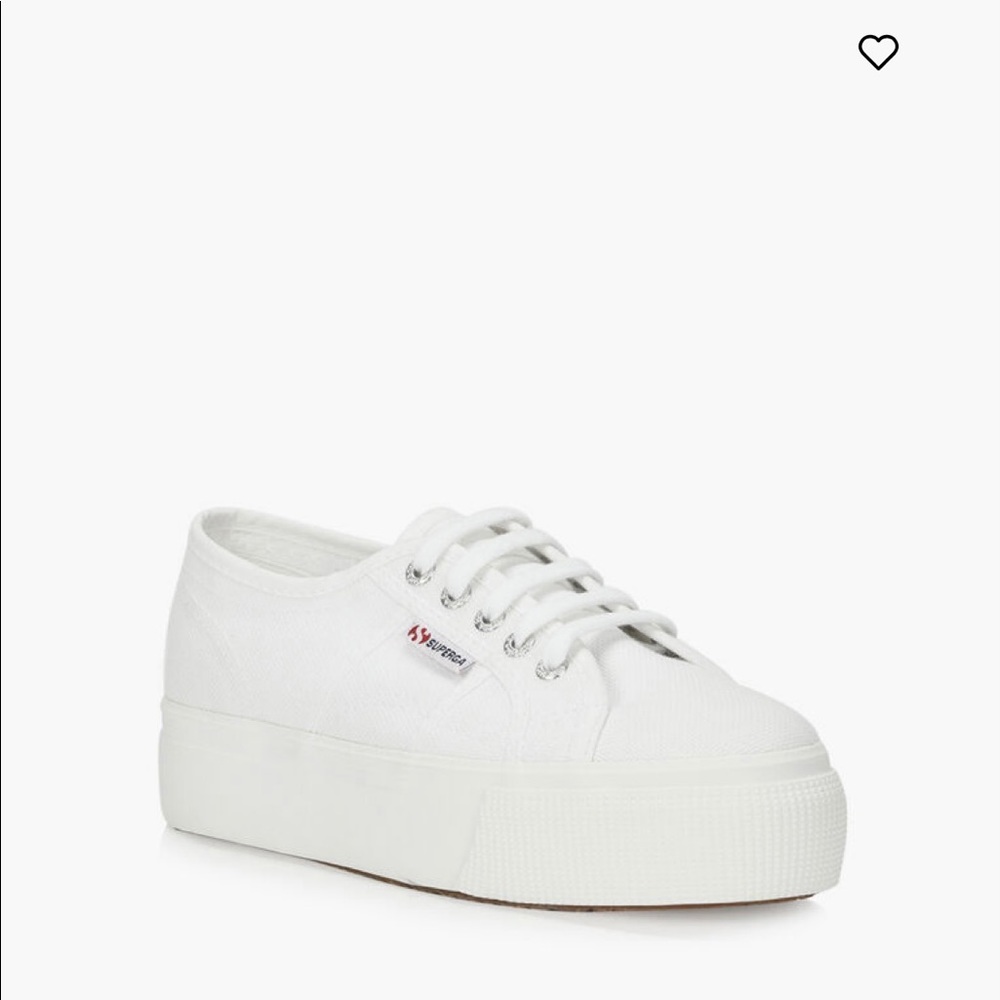 Platform white Superga sneakers